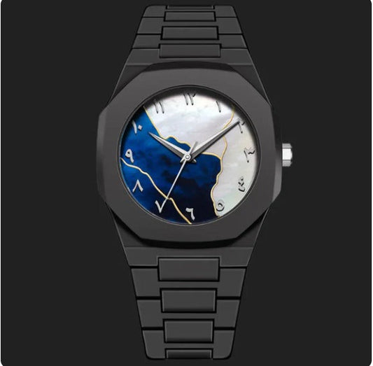 Aura watch 2025 New Arabic Aura Watch Black Modern Creative Design